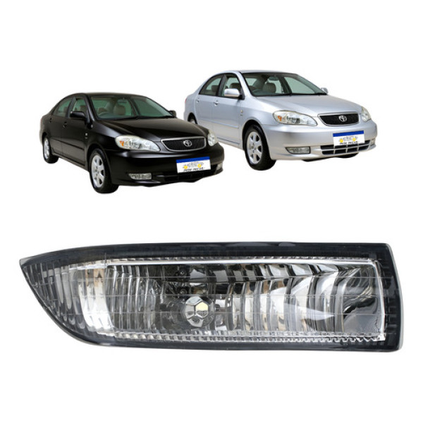 Farol Milha Direito Corolla 2002 A 2004 Fielder 2005 A 2008 Cristal Direito/passageiro
