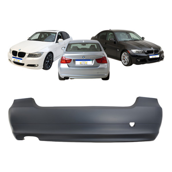 Parachoque Traseiro Bmw Serie 3 2009 A 2012 C/furo Reboque Parachoque Traseiro Bmw Serie 3 2009 A 2012 C/furo Reboque