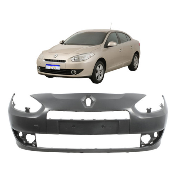 Parachoque Renault Fluence 2011 2012 2013 2014 Novo Preto