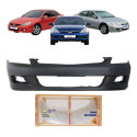 Parachoque Dianteiro Honda Accord 2006 2007 Novo Preto Liso Preto