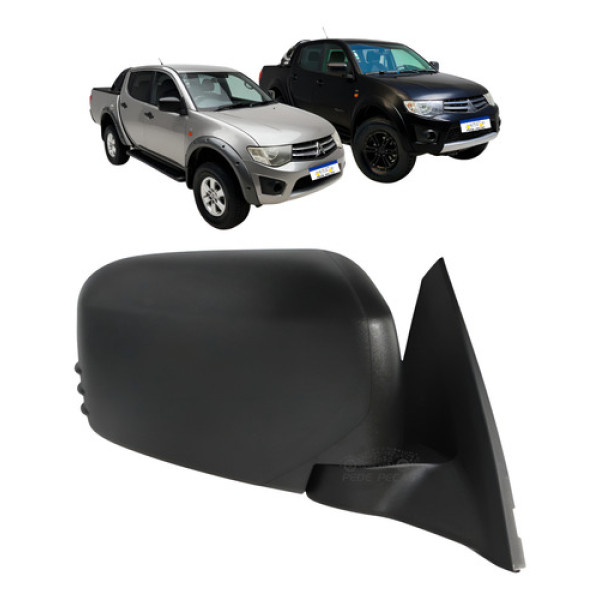 Retrovisor Direito Manual Mitsubishi Triton 2009 A 2017 Direito