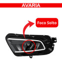 Farol Fiat Toro 2022 23 A 2026 Inferior Full Led C/avaria Le Esquerdo/motorista