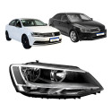 Farol Volkswagen Jetta 2011 A 2016 Foco Duplo Mascara Negra Direito/passageiro