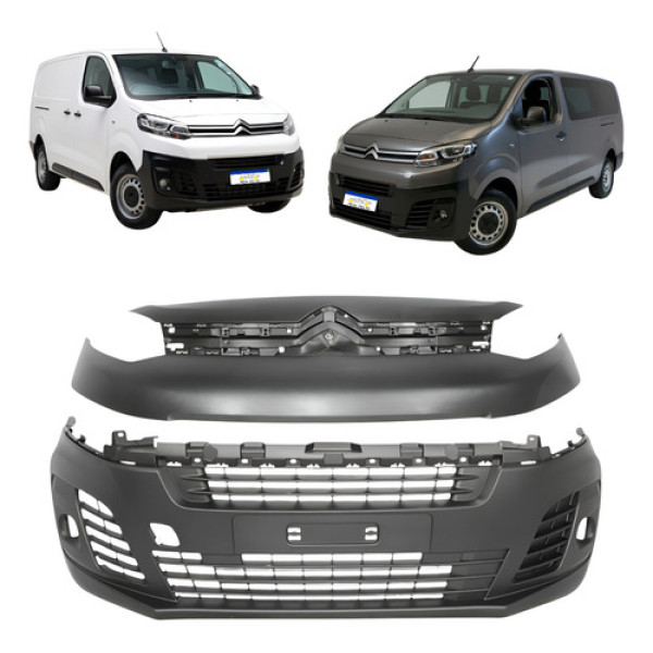 Grade Parachoque Citroen Jumpy 2018 A 2024 Kit S/friso Novo