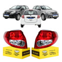 Par Sinaleira Traseira Ford Ka 2008 2009 2010 A 2013 Ambos Lados Vermelho
