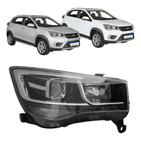 Farol Sinaleira Chery Tiggo 2 Led 2018 A 2021 Novo Ld Direito/passageiro