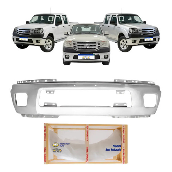 Parachoque Dianteiro Ford Ranger 2010 2011 2012 Cromado