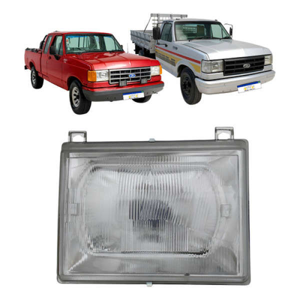 Farol Ford F1000 F4000 1993 A 1995 Direito Lado Passageiro Direito/passageiro