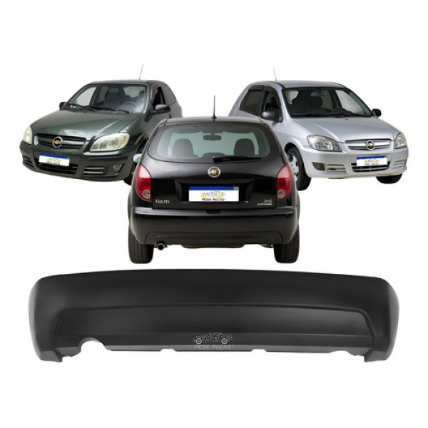 Parachoque Traseiro Chevrolet Celta 2006 2007 A 2012 Novo