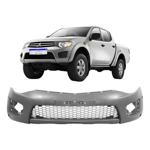 Parachoque L200 Triton 2011 2012 2013 2014 2015 2016 2017 - Preto