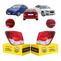 Par Lanterna Canto Cruze Sedan Lt Ltz 2012 13 14 A 2016 Nova Ambos Lados Vermelho
