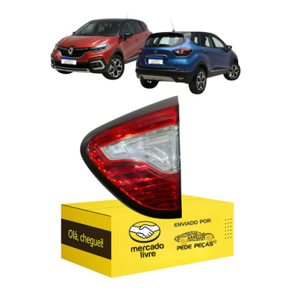 Lanterna Tampa Captur 2017 2018 2019 2020 2021 Sinaleira L.d Direito/passageiro Vermelho