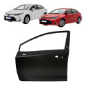 Porta Dianteira Esquerda Toyota Corolla 2020 A 2025 Preta Preto Esquerdo Dianteira