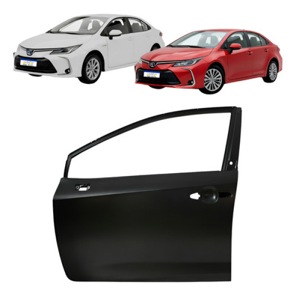 Porta Dianteira Esquerda Toyota Corolla 2020 A 2025 Preta - Dianteira - Esquerdo - Preto Porta Dianteira Esquerda Toyota Corolla 2020 A 2025 Preta - Dianteira - Esquerdo - Preto