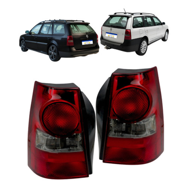 Par Lanterna Traseira Volkswagen Parati 2006 A 2013 Fumê