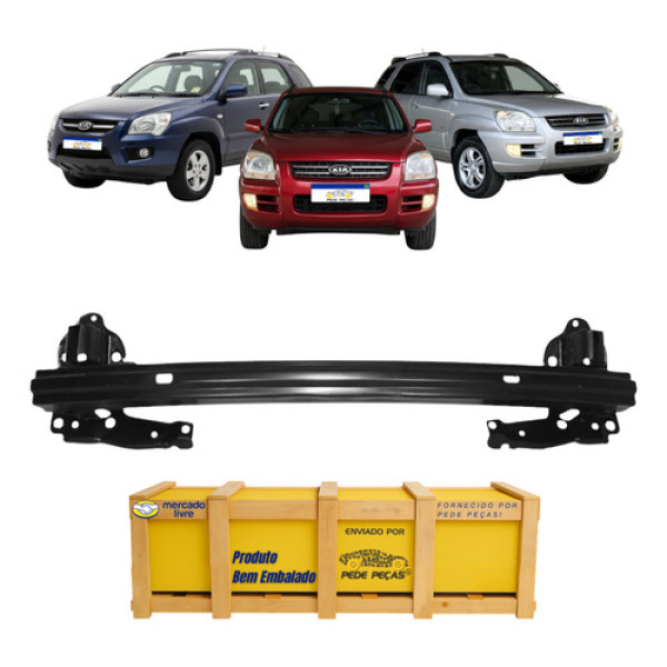 Lamina Parachoque Dianteiro Kia Sportage Ex Lx 2007 A 2010