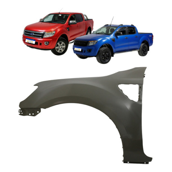 Paralama Com Furo Moldura Ford Ranger 2013 2014 2015 2016 