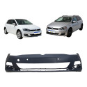 Parachoque Dianteiro Golf 2014 A 2017 Com Furo Para Sensor Preto