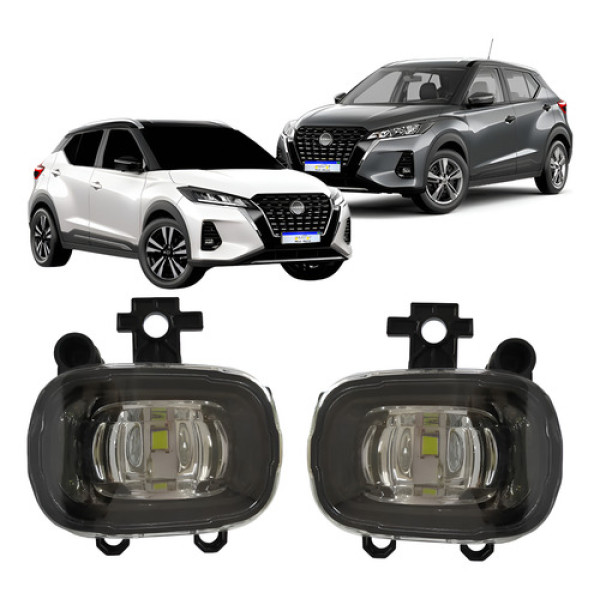 Farol Milha Auxiliar Kicks 2021 2022 2023 2024 2025 Led Novo