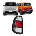 Lanterna Fiat Uno 15 16 2017 2018 2019 2020 2021 Cristal Le Esquerdo/motorista Vermelho