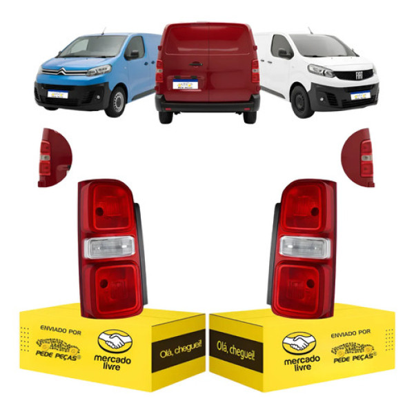 Par Lanterna Expert Jumpy Scudo 2017 18 19 20 21 22 A 2025 Ambos Lados