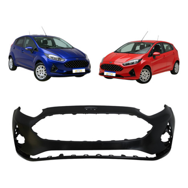 Para-choque Dianteiro Ford Fiesta Kinetic 2018 A 2019 Preto