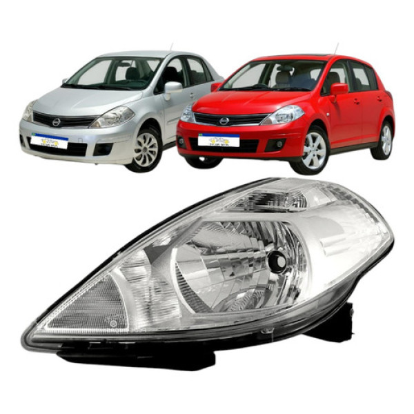 Farol Le Nissan Tiida 2008 2009 2010 2011 2012 2013 S Sl