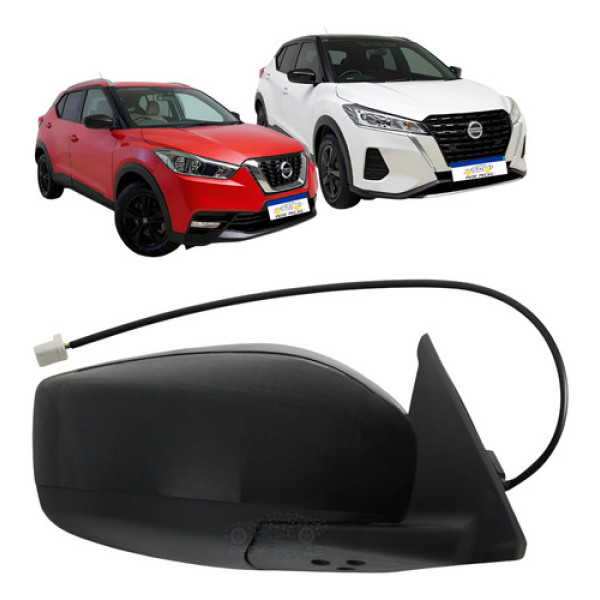 Retrovisor Ld Nissan Kicks 2017 2018 A 2024 S/pisca Elétrico Direito
