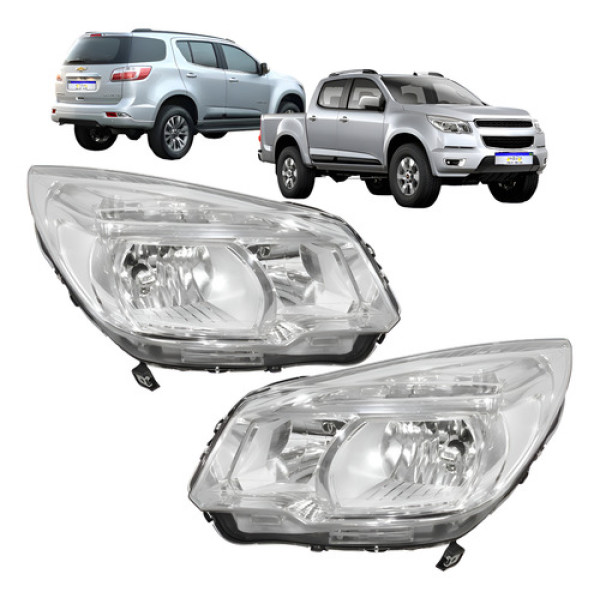 Farol Gm S10 Trailblazer 2012 2013 2014 2015 2016 Novo Par - Direito