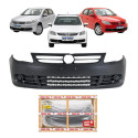 Parachoque Vw Gol Saveiro Voyage G5 2010 A 2013 C/grade Preto Liso Para Pintura
