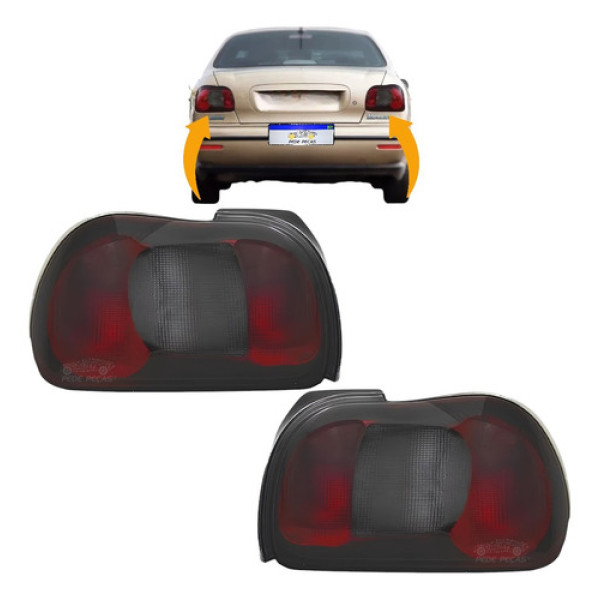 Lanterna Fiat Marea Sedan Fume 1998 1999 2000 2001 Novo