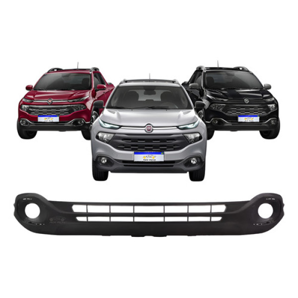 Parachoque Fiat Toro 2016 2017 2018 2019 Inferior Novo