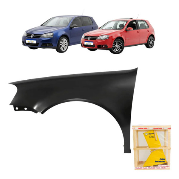 Paralama Volkswagen Golf Comfortline 2008 A 2013 Novo Le
