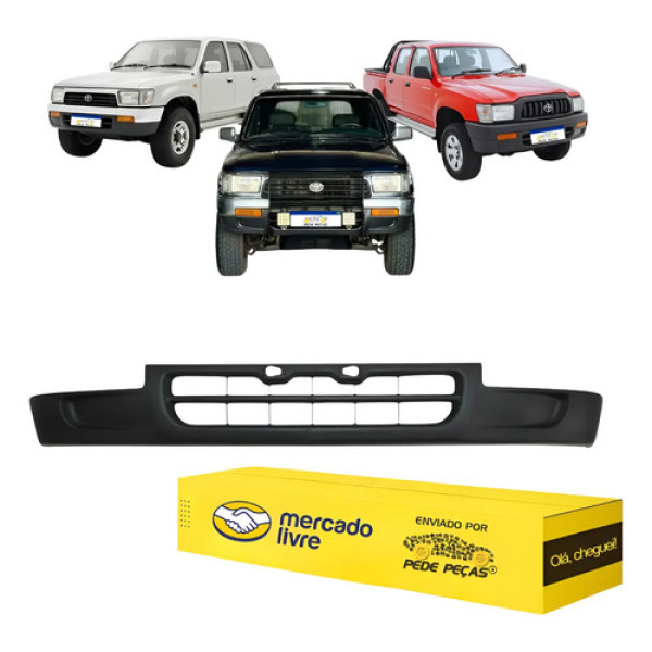 Spoiler Dianteiro Hilux Sw4 1992 1993 1994 1995 Novo Preto
