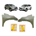 Par Paralama Dianteiro Honda Crv 2012 A 2016 C/furo - Novo