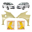 Par Paralama Honda Fit Dx Ex Exl Lx Lxl 2009 A 2012 Novo