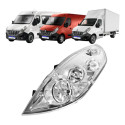Farol Renault Master 2013 2014 A 2022 Cromado S/auxiliar Le Esquerdo/motorista