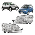 Farol Fiat Idea 2006 2007 2008 2009 2010 Novo Par - Ambos Lados