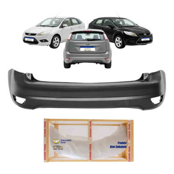 Parachoque Traseiro Ford Focus Hatch 2009 2010 2011 2012 13