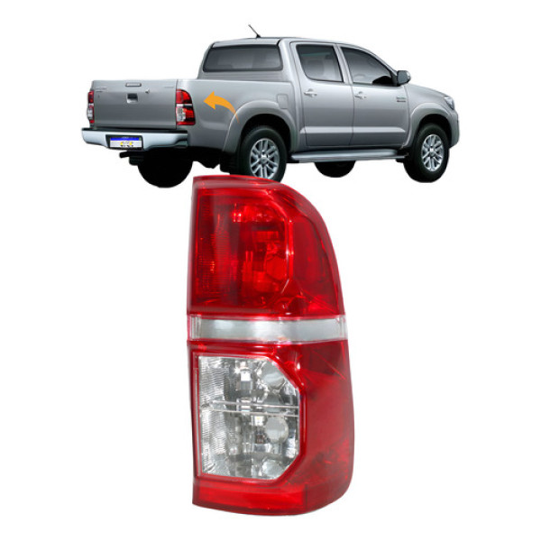 Lanterna Toyota Hilux 2012 2013 2014 2015 Bicolor Novo 