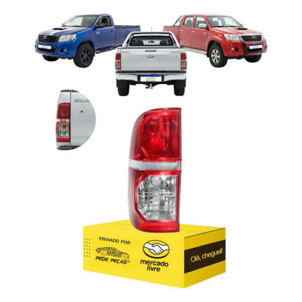 Lanterna Sinaleira Toyota Hilux 2012 2013 2014 2015 Novo L.e Esquerdo/motorista Cristal