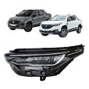 Farol Fiat Strada Volcano 2021 A 2026 Full Led Le Novo - Esquerdo/motorista