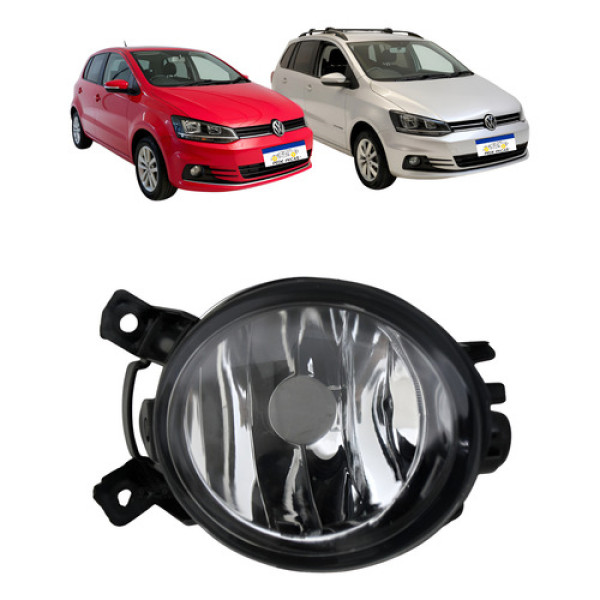 Farol Milha Vw Spacefox 2015 A 2020 Gol Voyage 2017 2018 Ld Cristal Direito