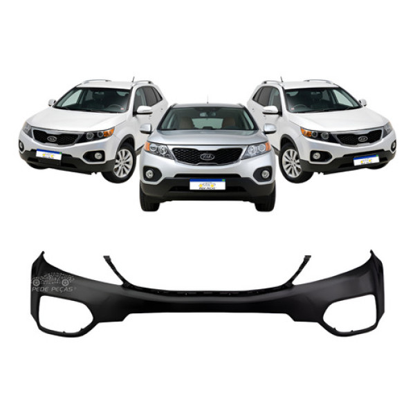 Parachoque Dianteiro Kia Sorento 2010 2011 2012 2013 Novo Preto