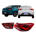 Par Lanterna Onix Sedan 2020 2021 2022 2023 24 25 C/led Ld Direito/passageiro Vermelho