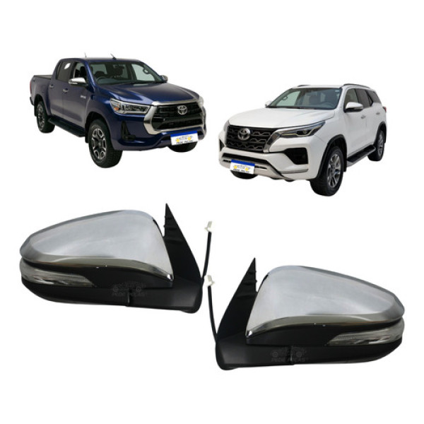 Retrovisor Toyota Hilux Sw4 2016 2017 A 2025 Par Elétrico