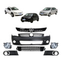Kit Parachoque G5 Saveiro 2009 2010 2011 2012 13 Gol Voyage Preto