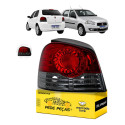 Lanterna Sinaleira Fiat Palio 2009 2010 2011 Friso Fumê Le Esquerdo/motorista Vermelho/fumê