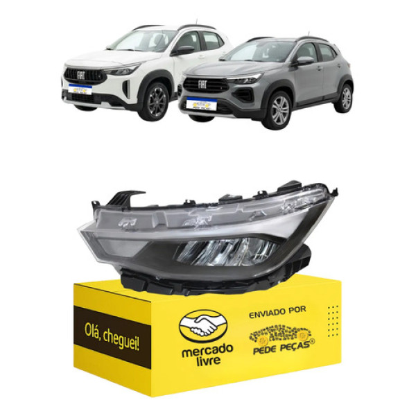 Farol Sinaleira Fiat Pulse Audace 2022 2023 A 2026 C/led Le Esquerdo/motorista