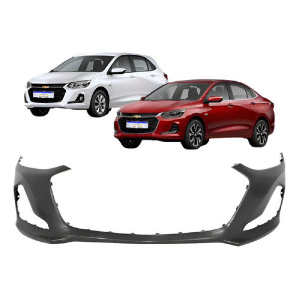 Parachoque Onix Plus Premier 2019 2020 2021 2022 A 2025 Novo - Preto